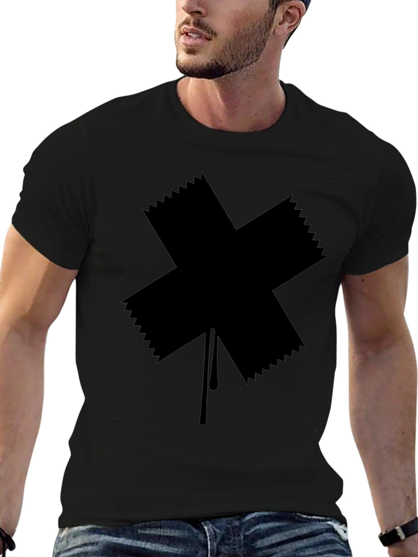 Black X Graphic Tee - Modern Urban Style