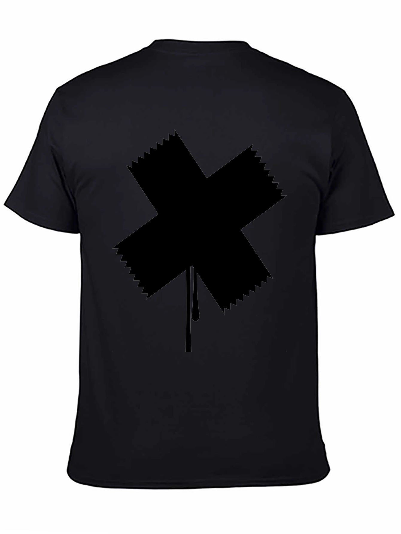 Black X Graphic Tee - Modern Urban Style