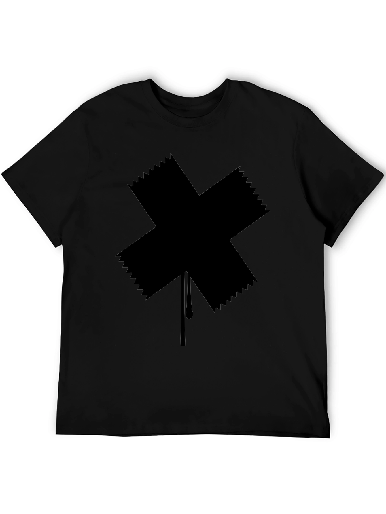 Black X Graphic Tee - Modern Urban Style