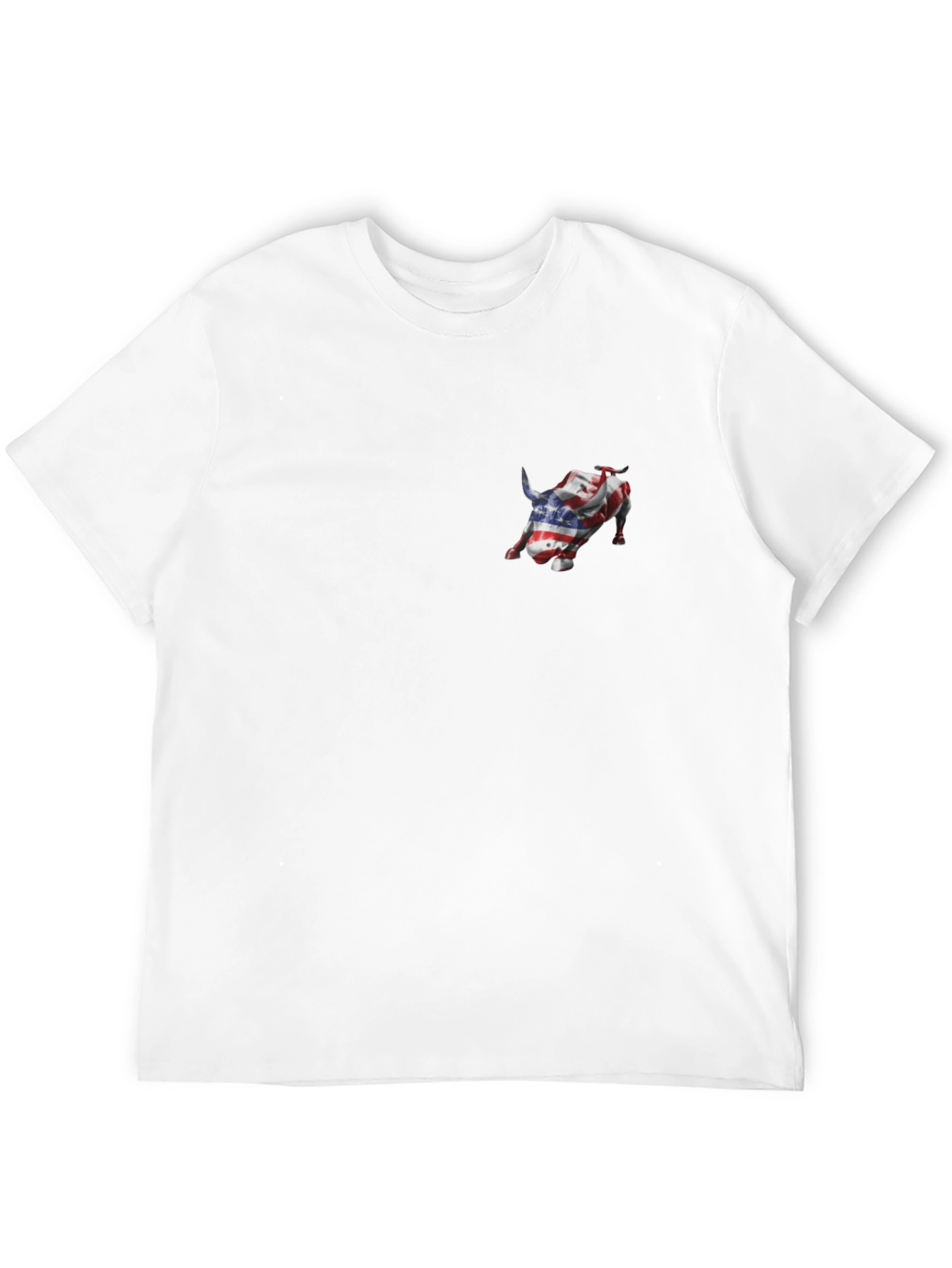 American Flag Bull Graphic Tee