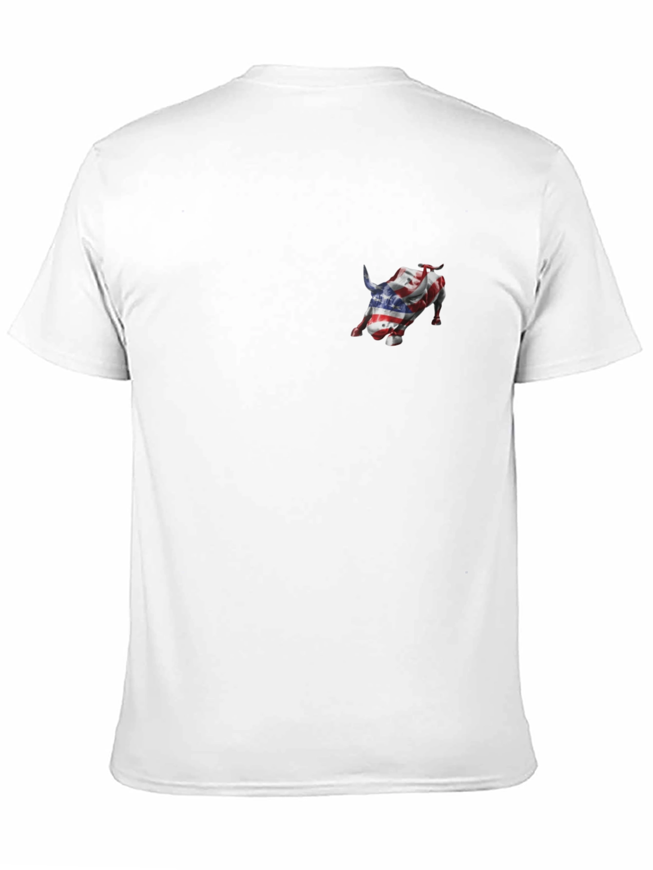 American Flag Bull Graphic Tee