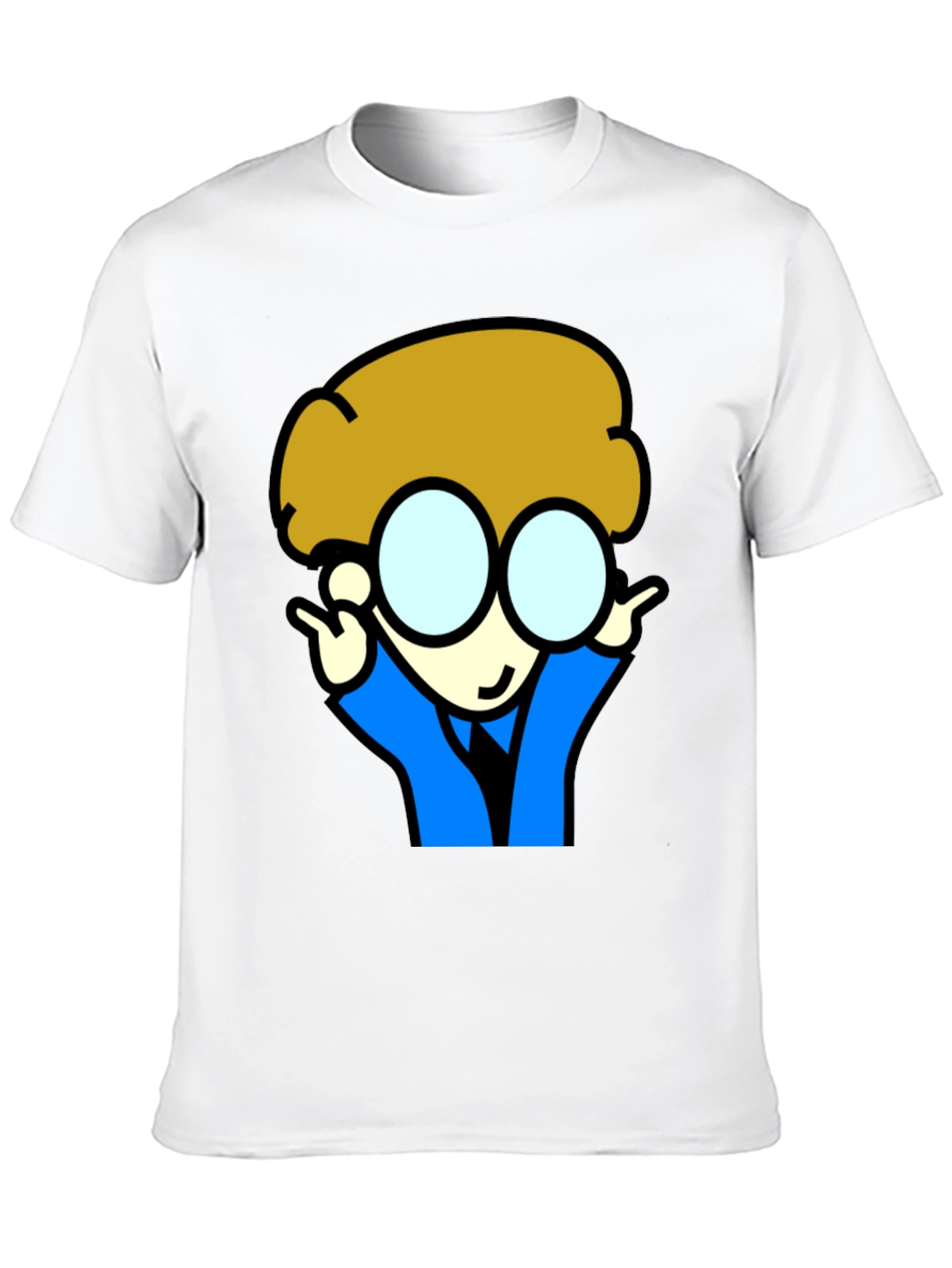 Cartoon Character T-Shirt - Black