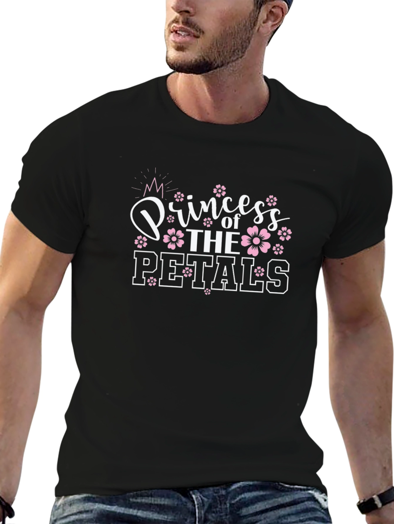 Princess of the Petals Black T-Shirt
