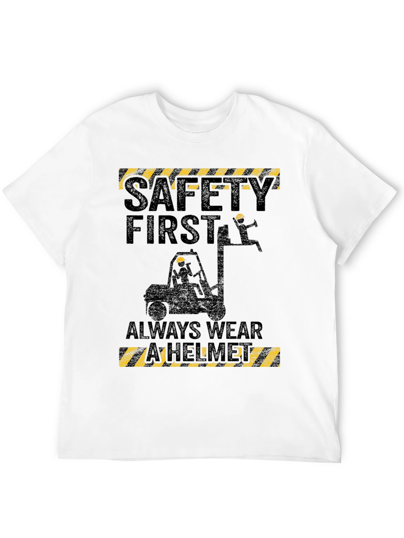 Safety First T-Shirt: Always Wear A Helmet