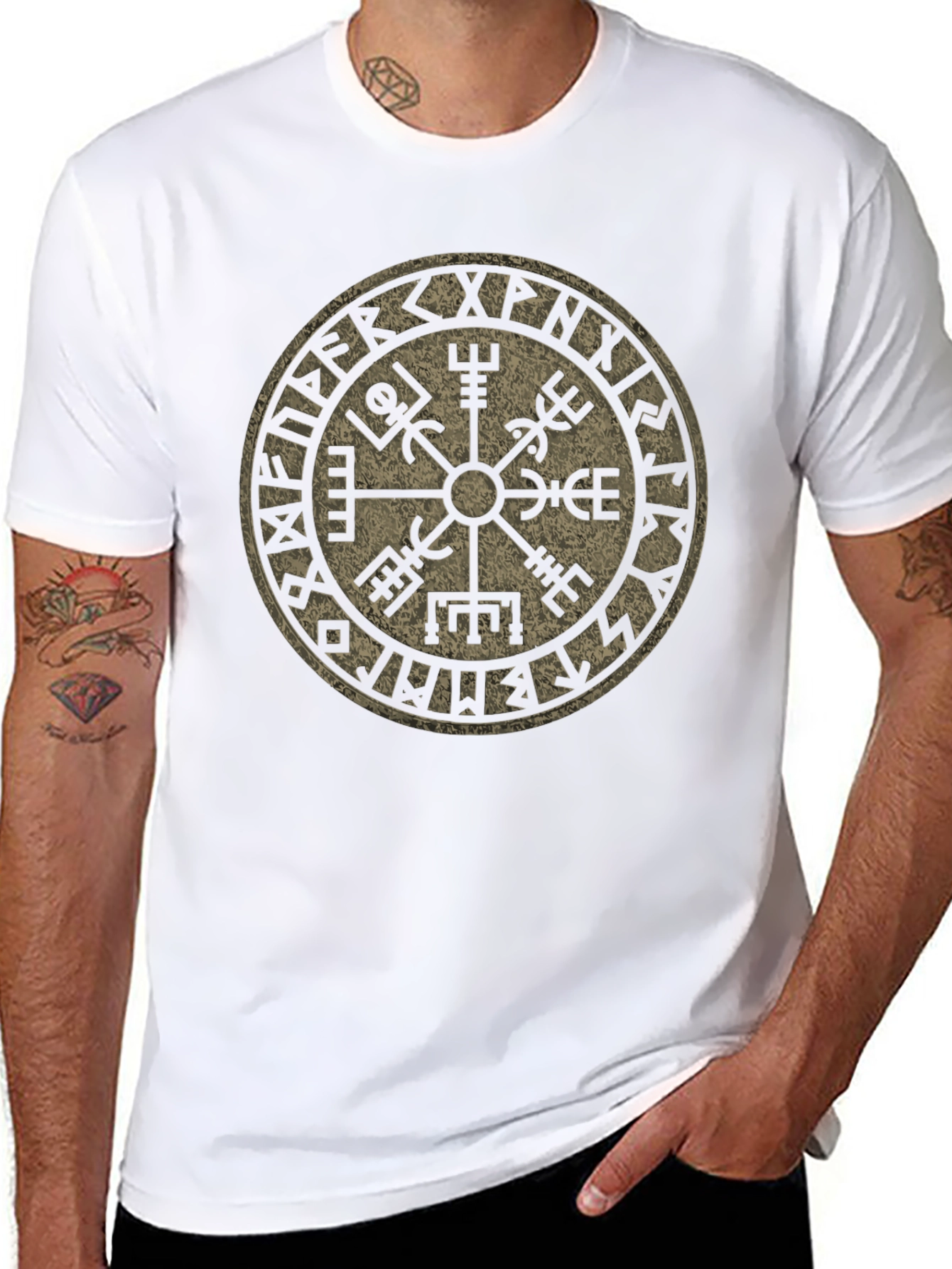 Vegvisir Viking Compass T-Shirt