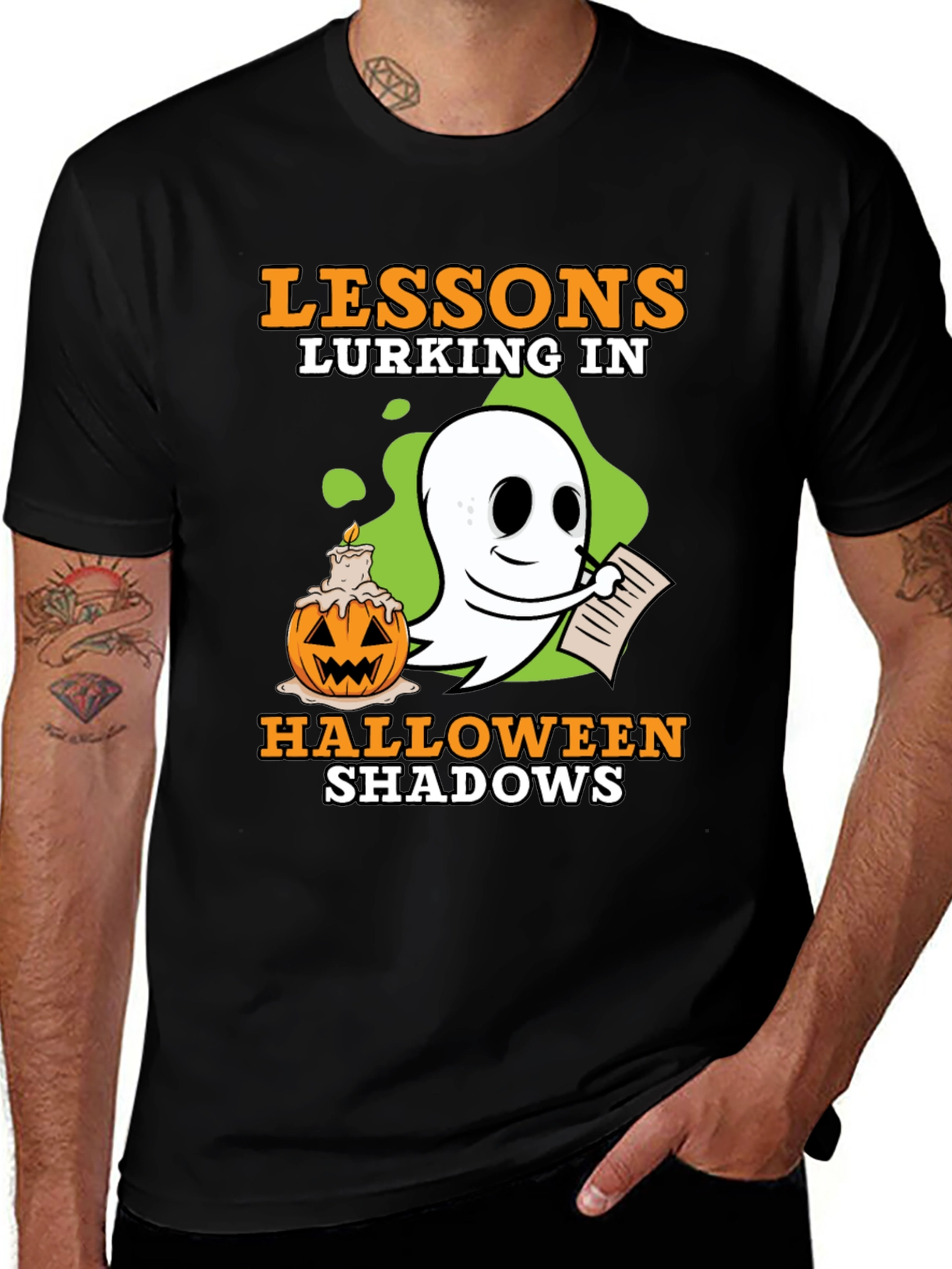 Lessons Lurking Halloween Shadows T-Shirt