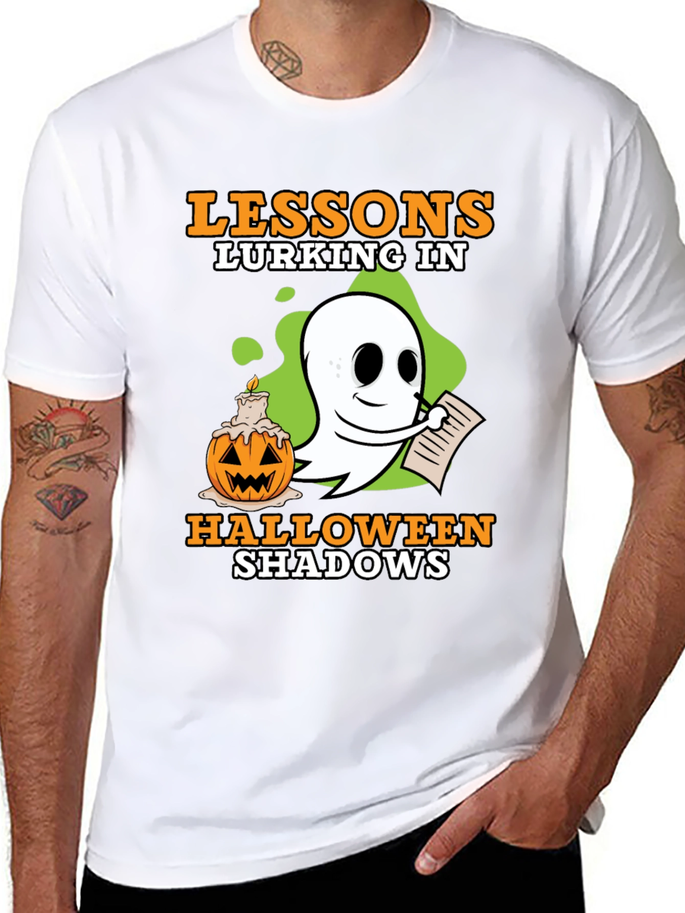 Lessons Lurking Halloween Shadows T-Shirt