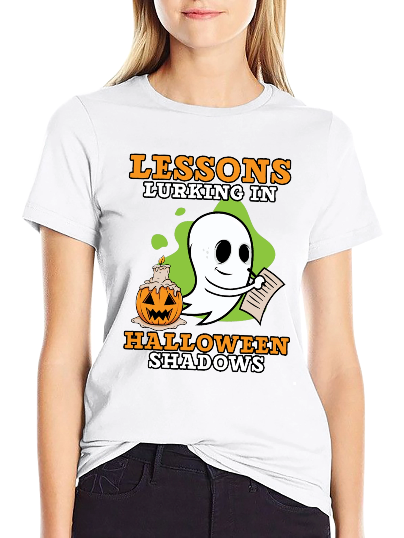 Lessons Lurking Halloween Shadows T-Shirt