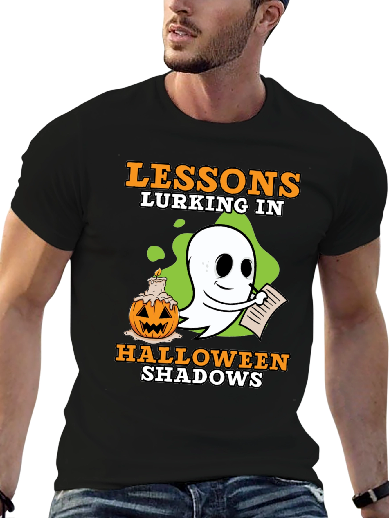 Lessons Lurking Halloween Shadows T-Shirt