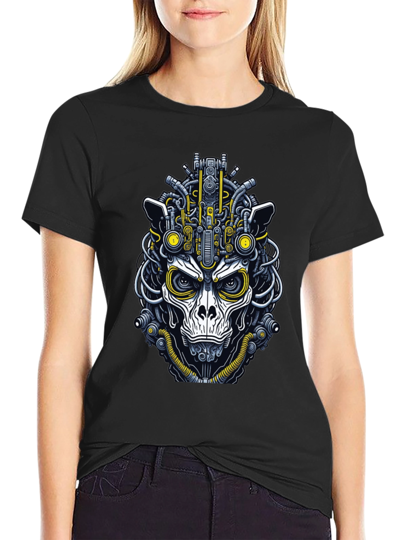 Cyberpunk Monkey Graphic Tee - Unique Streetwear