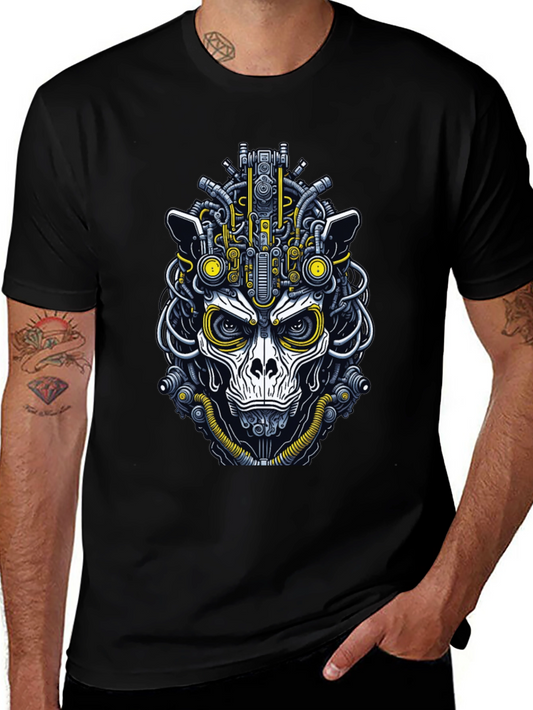 Cyberpunk Monkey Graphic Tee - Unique Streetwear