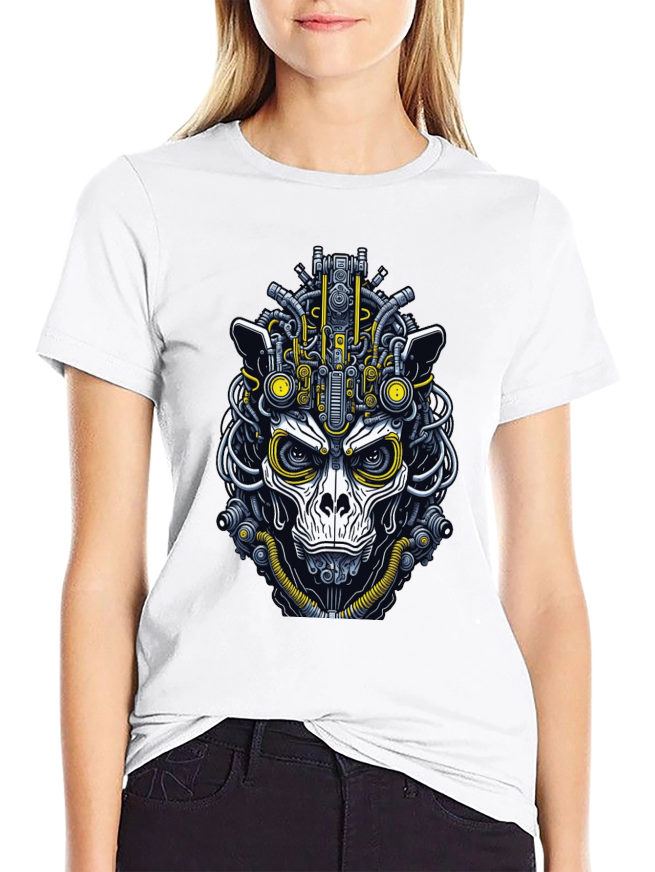 Cyberpunk Monkey Graphic Tee - Unique Streetwear