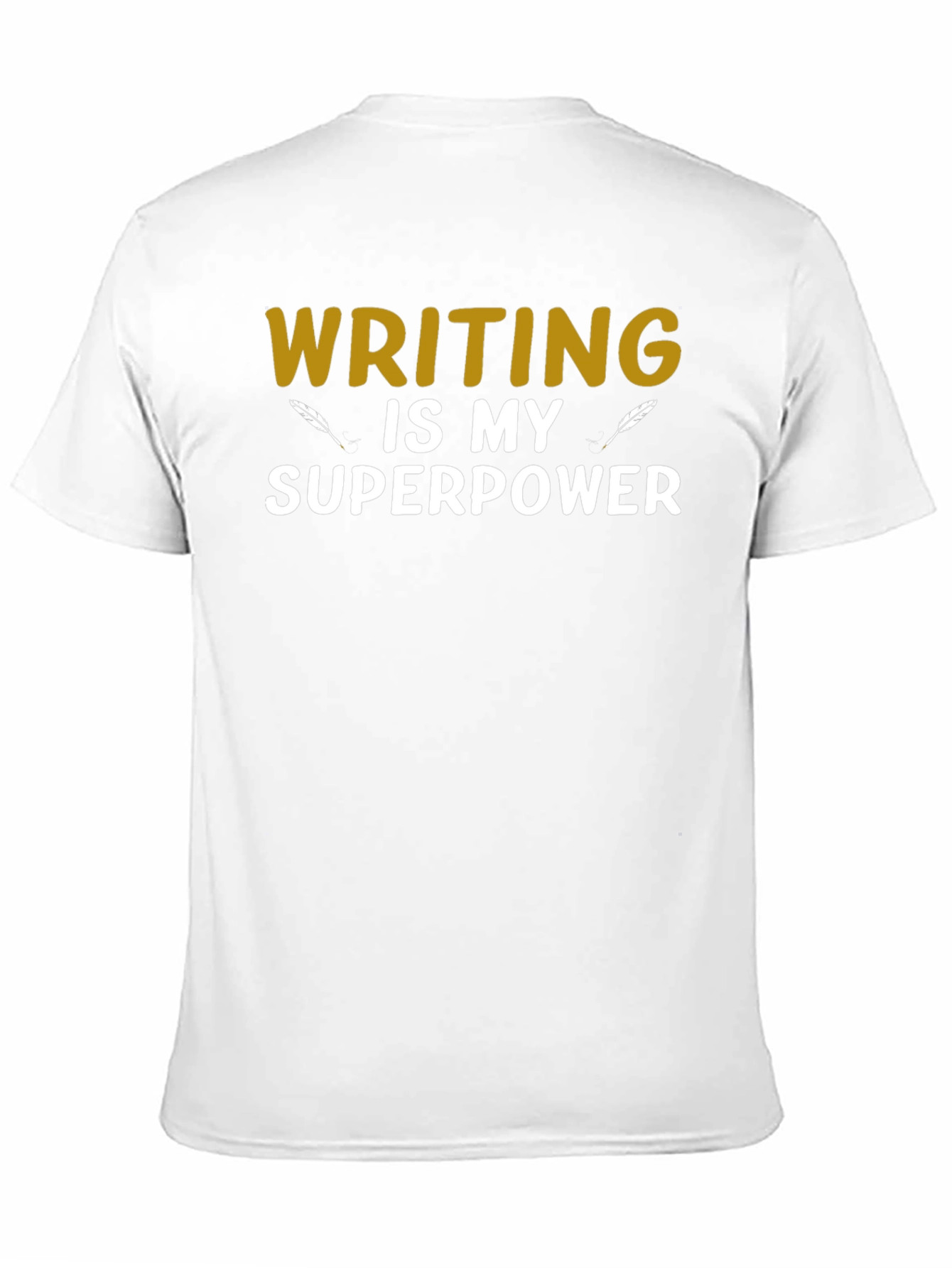 Writing is My Superpower Graphic T-Shirt