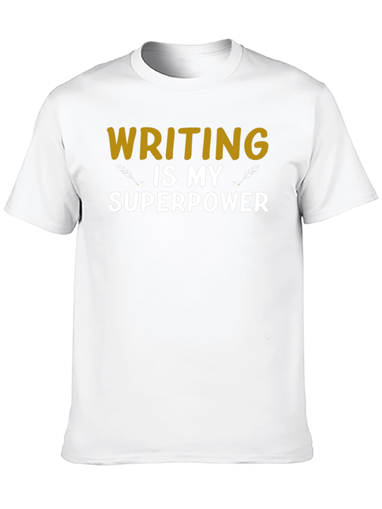 Writing is My Superpower Graphic T-Shirt