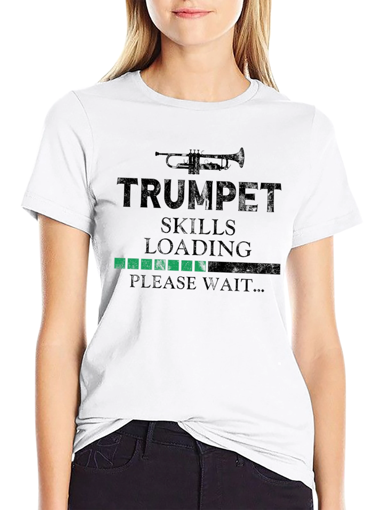 Trumpet Skills Loading T-Shirt - Musician Gift