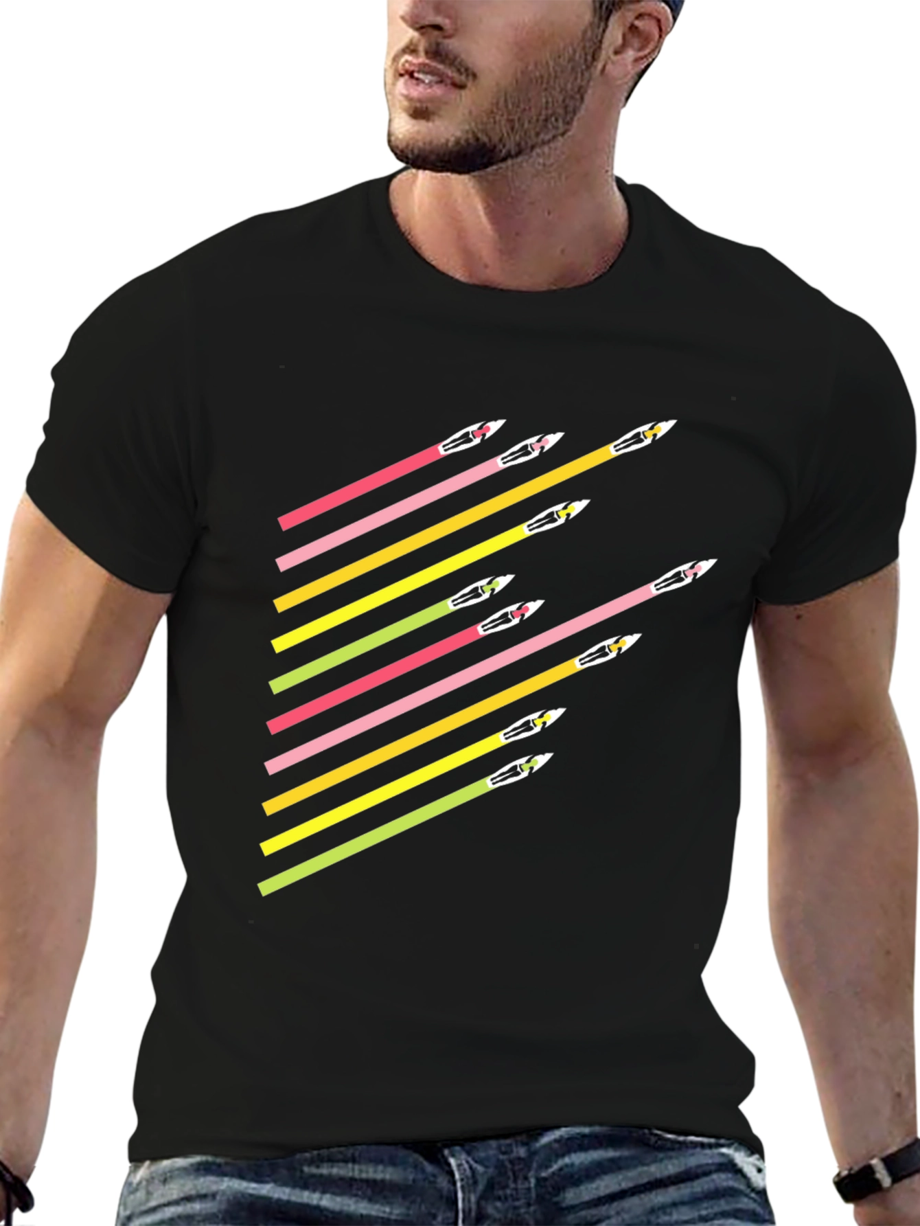 Retro Arrow Tee - Mens Graphic T-Shirt