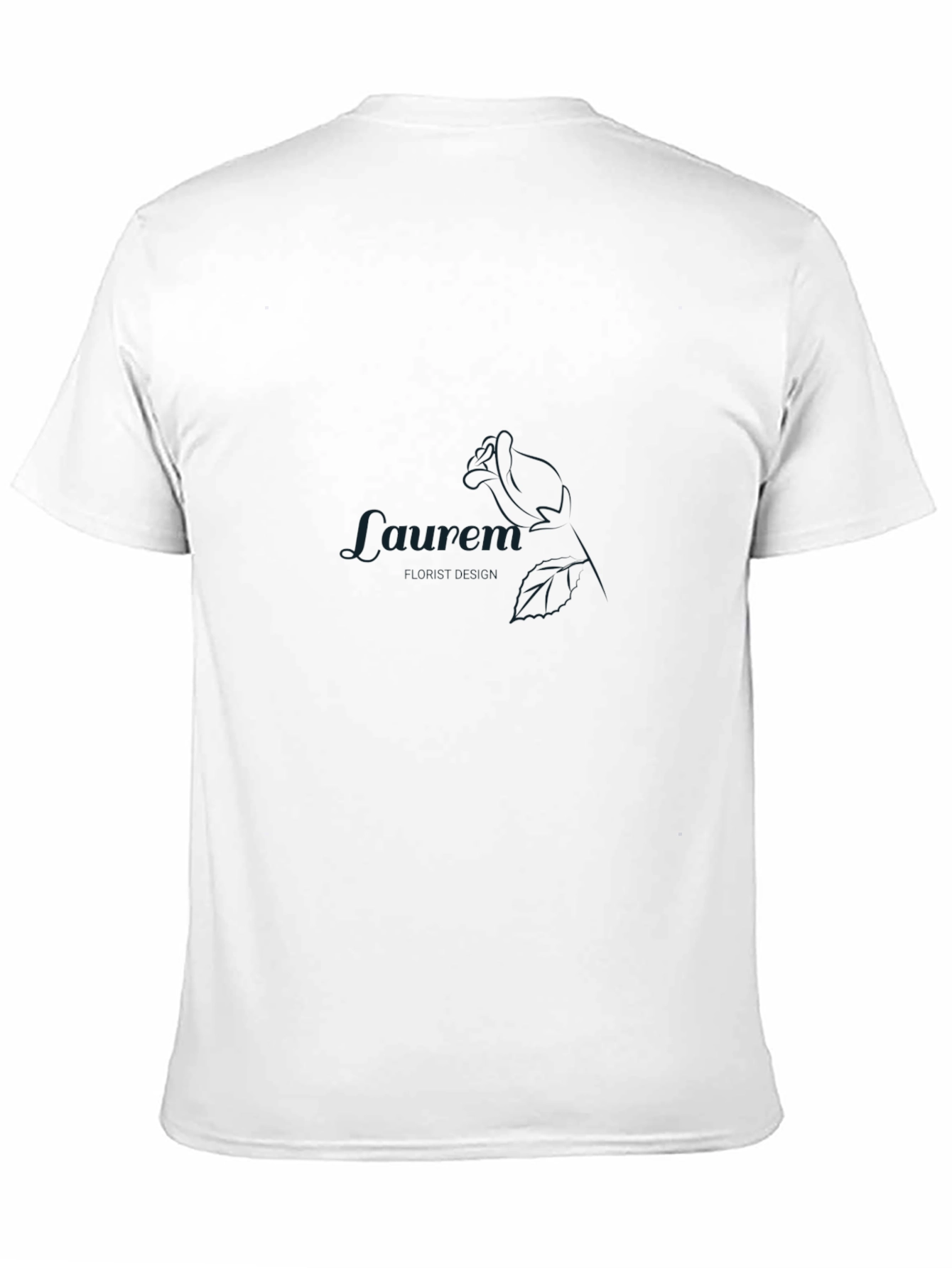Mens Black Crew Neck Graphic T-Shirt