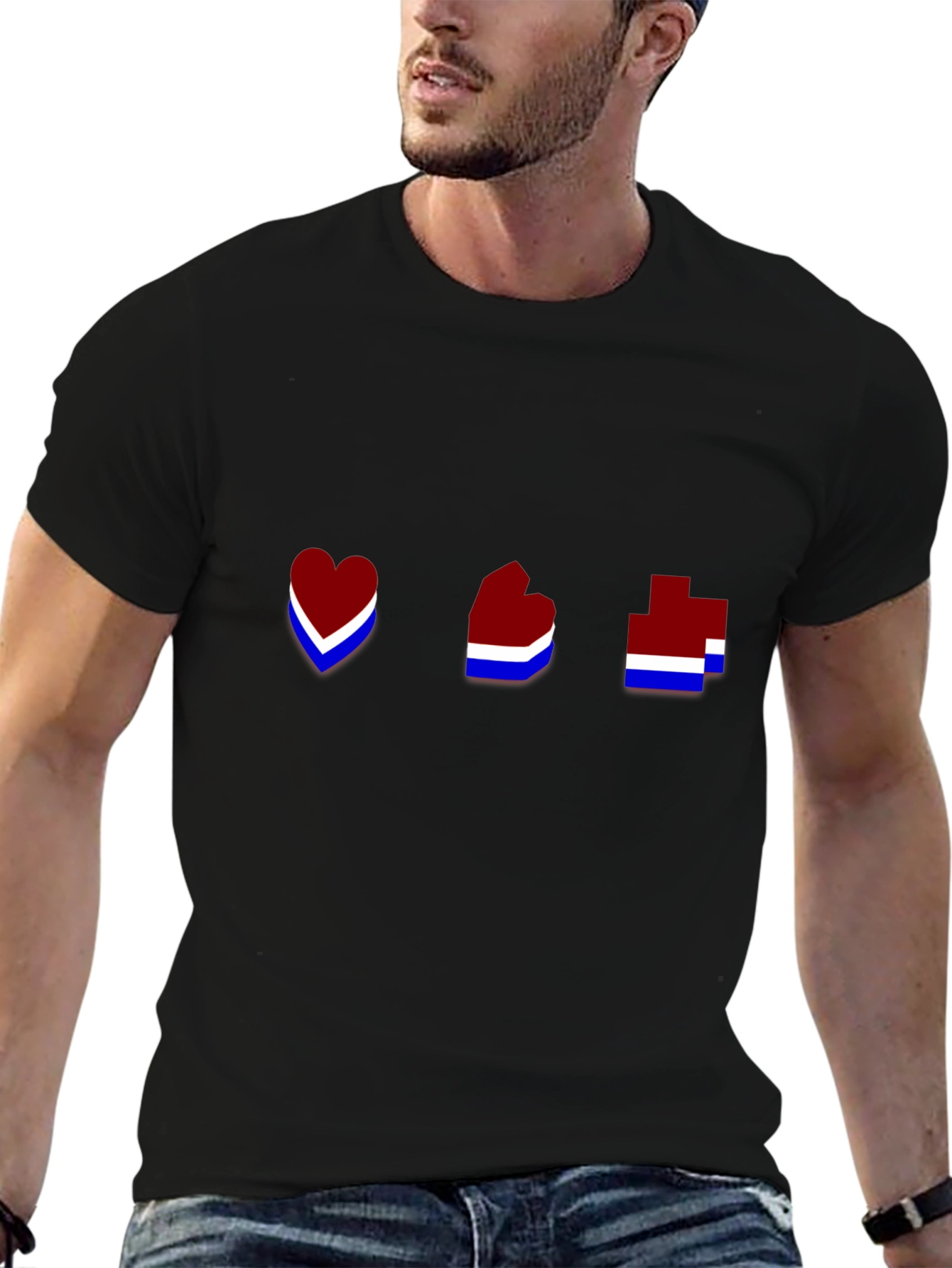 Gamer Health Bar Black T-Shirt