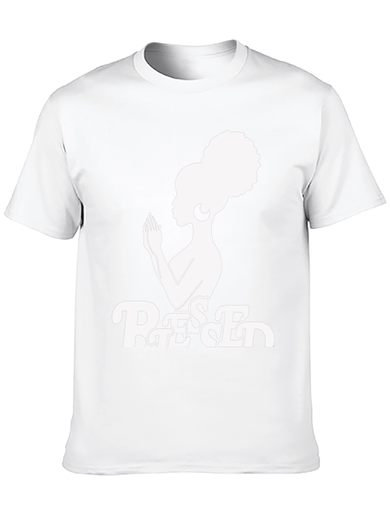 Blessed Graphic T-Shirt - Afro Woman Design