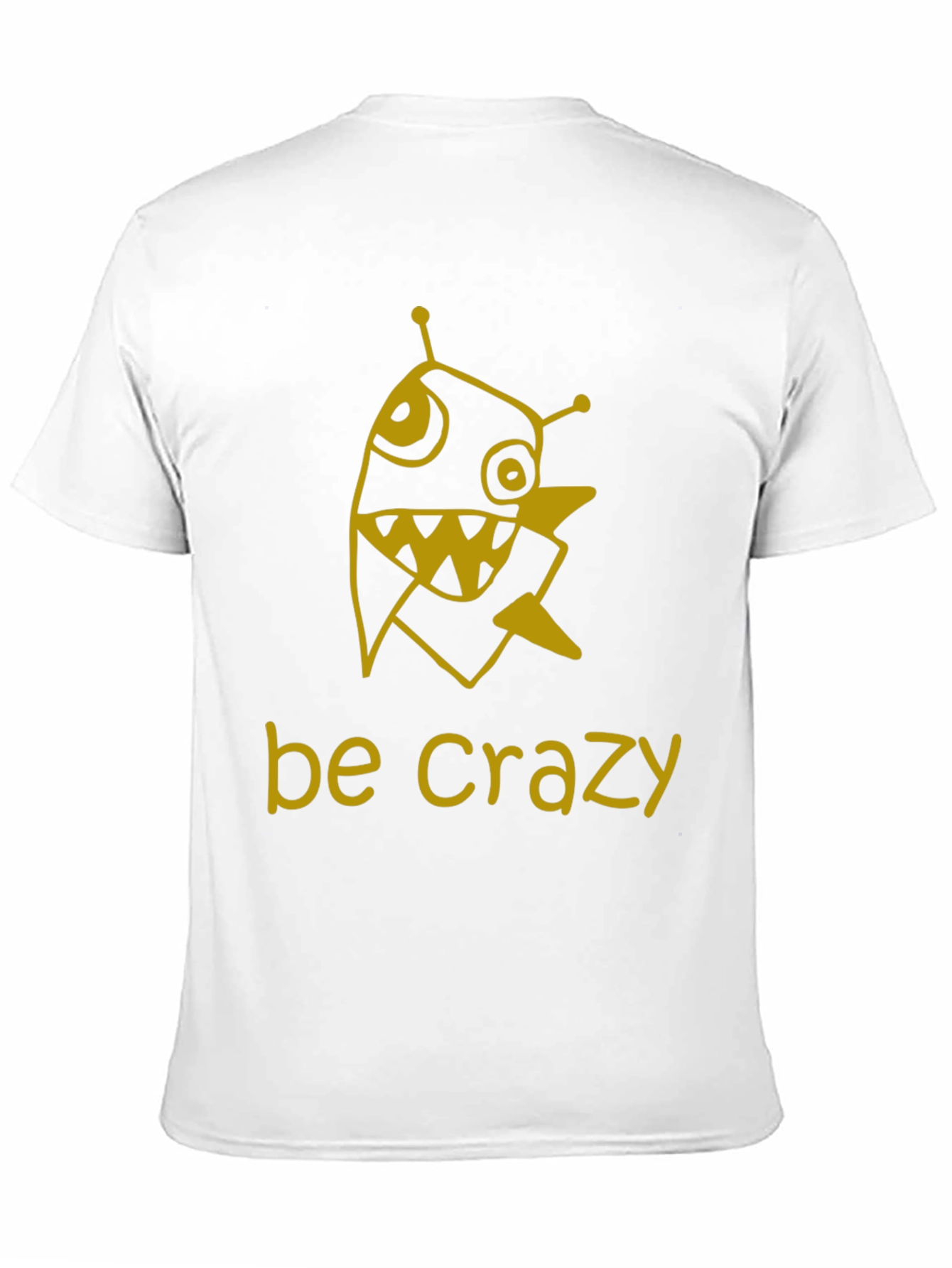 Be Crazy Graphic Tee - Mens Black T-Shirt