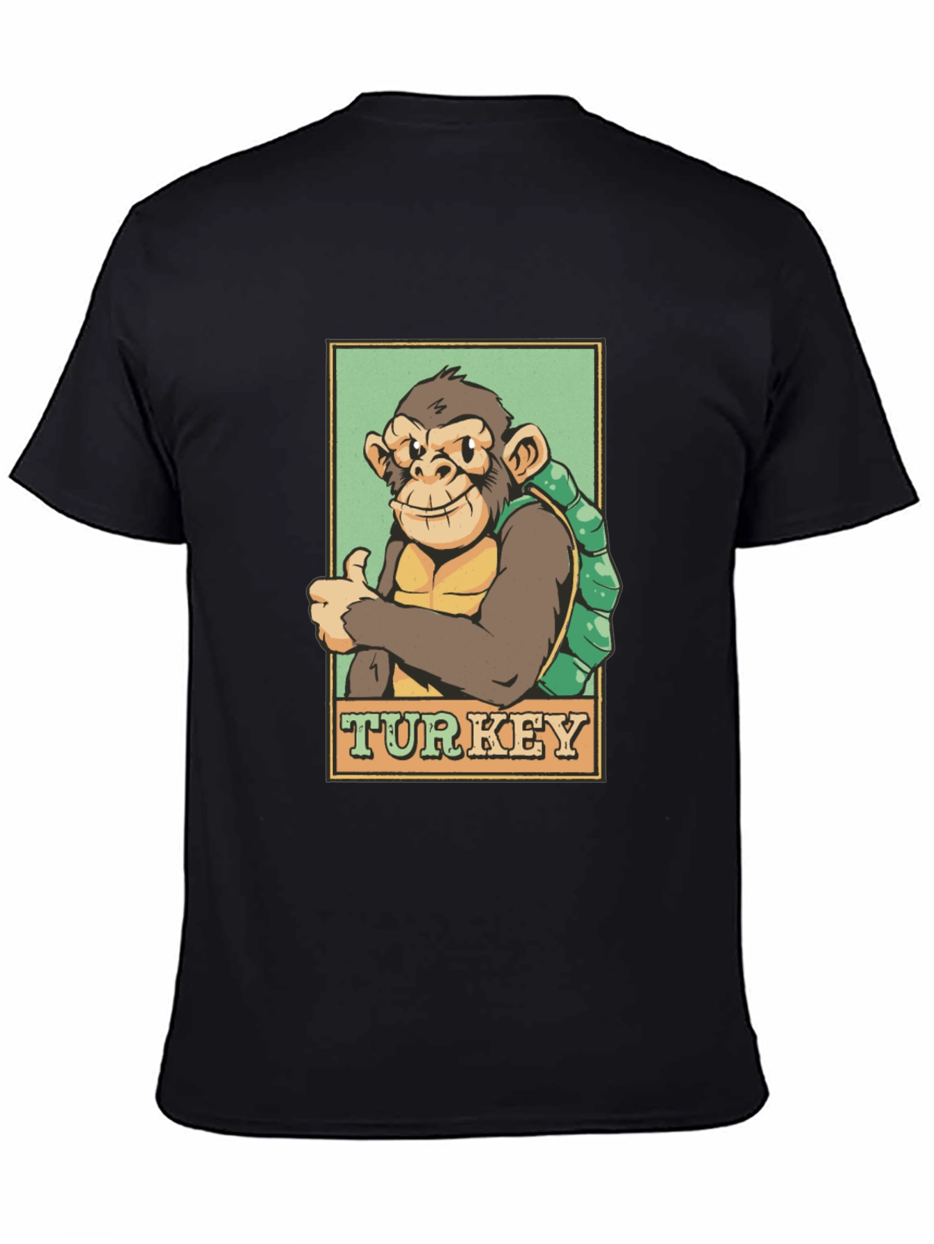 Monkey Turkey Graphic T-Shirt - Adventure Ready!