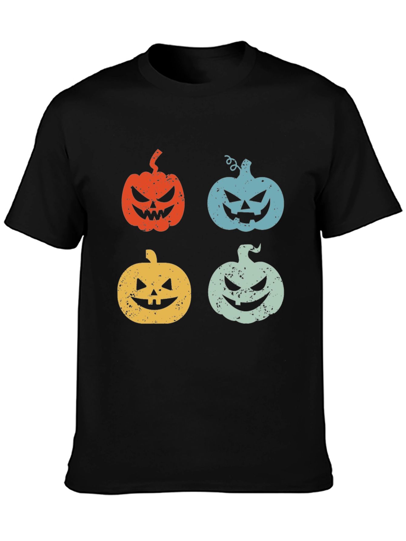 Retro Halloween Pumpkin T-Shirt