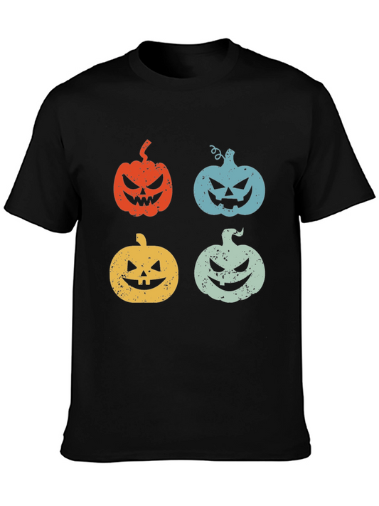 Retro Halloween Pumpkin T-Shirt