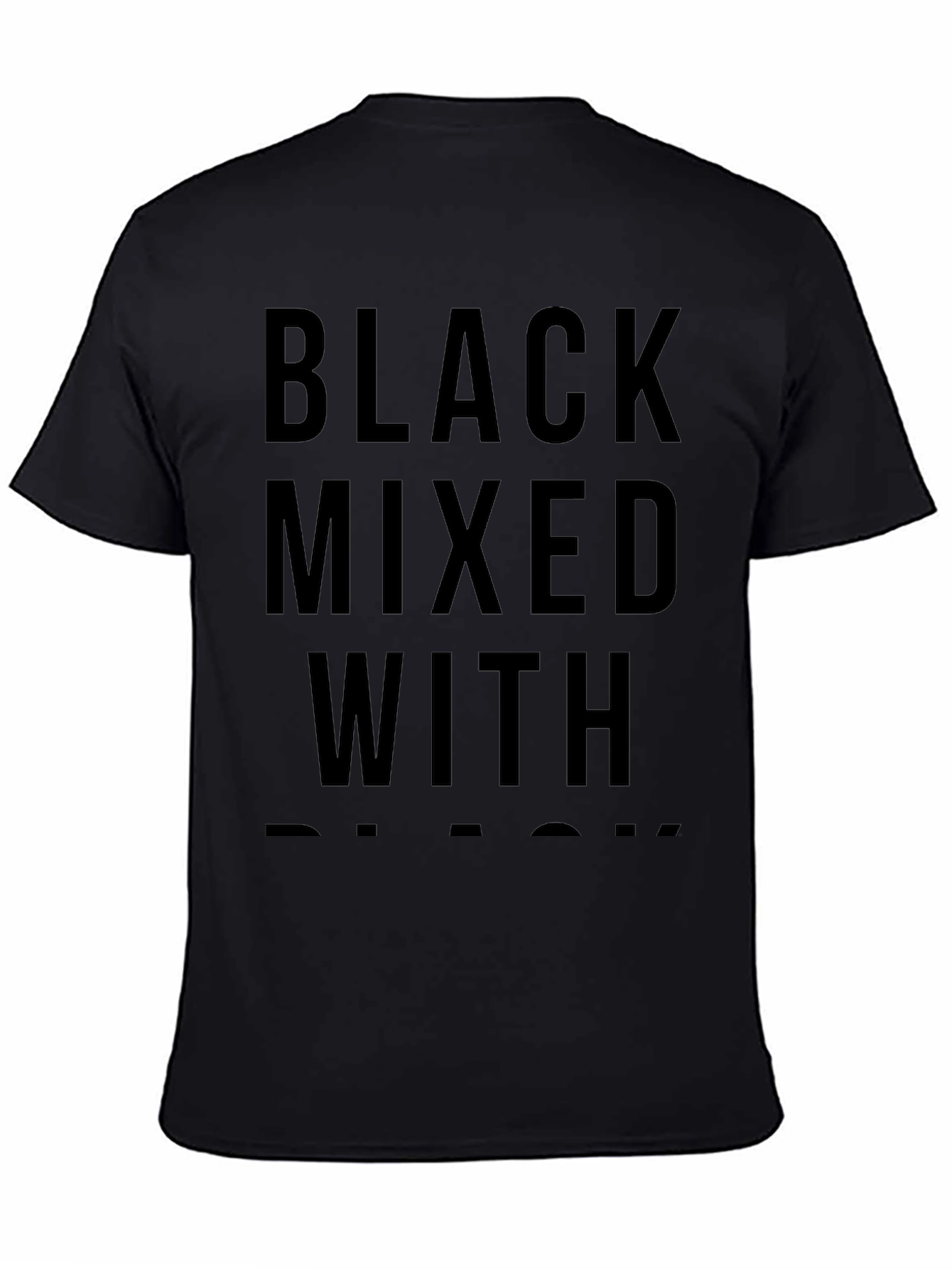 Black Mixed With T-Shirt