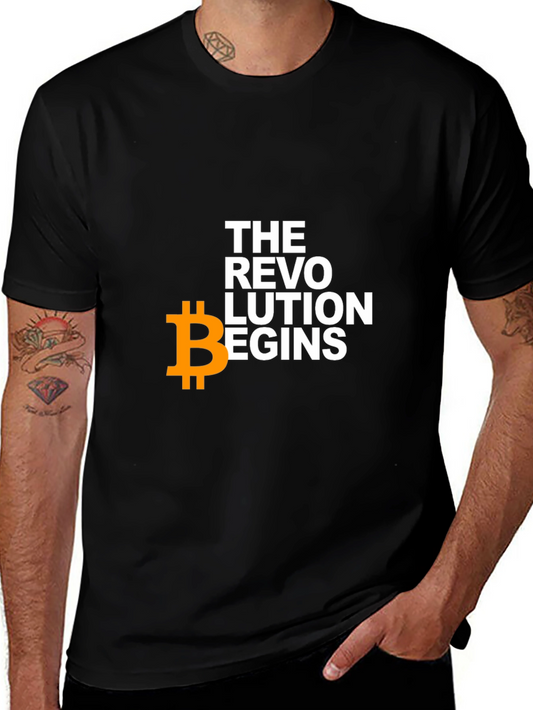 Bitcoin Revolution T-Shirt - Crypto Enthusiast Tee