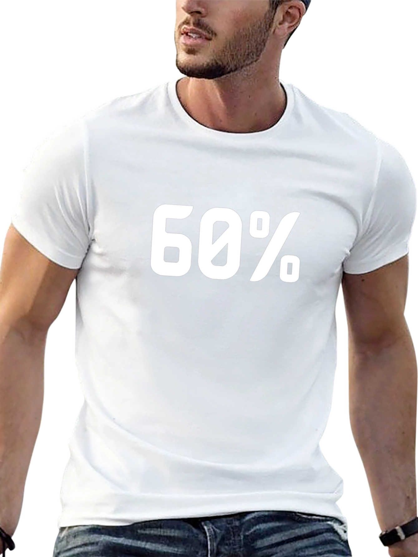 60 Percent Black T-Shirt