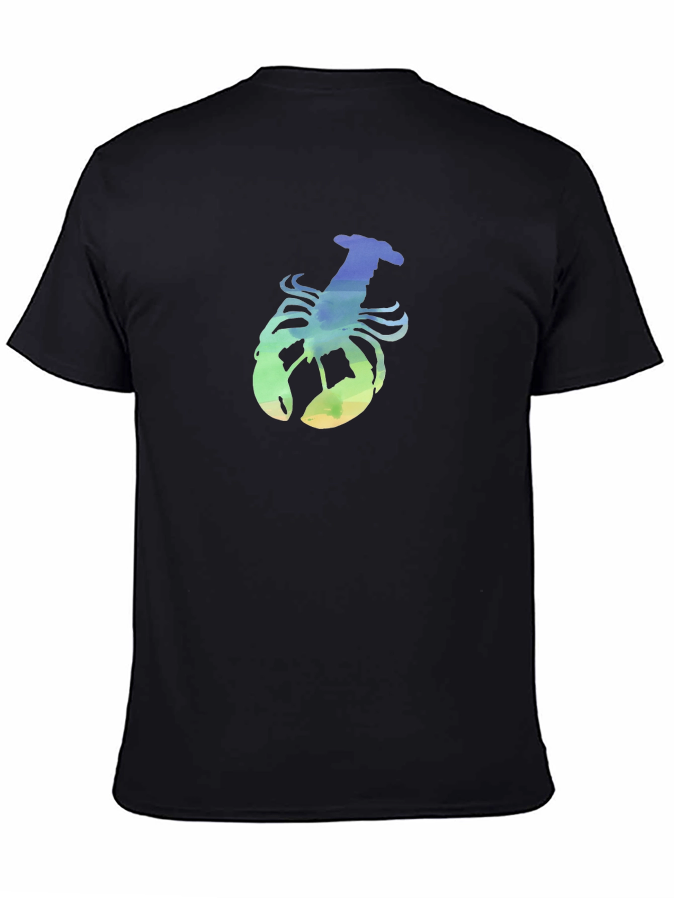 Lobster Graphic Black T-Shirt Casual Wear