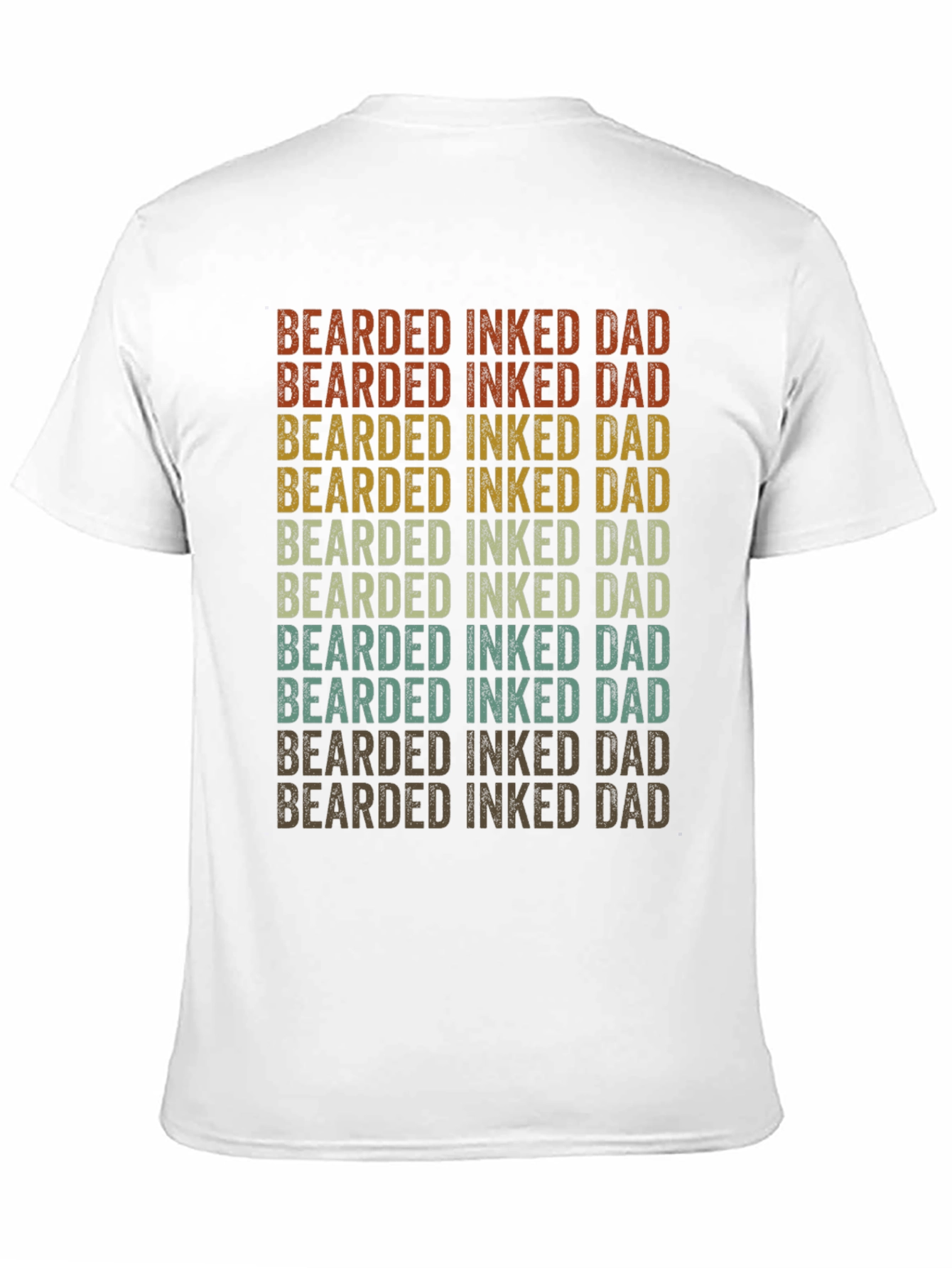 Bearded Inked Dad Graphic Tee