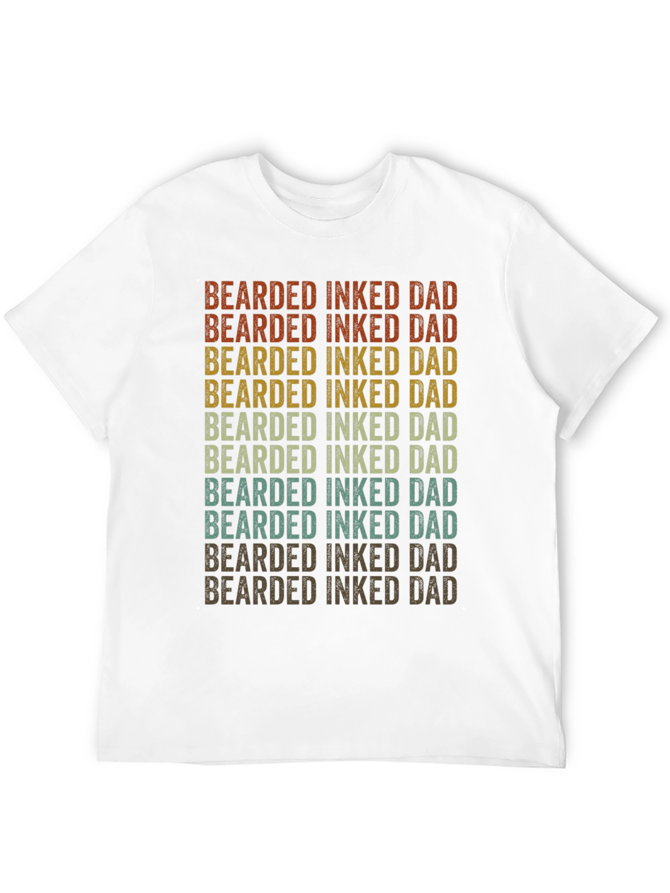Bearded Inked Dad Graphic Tee