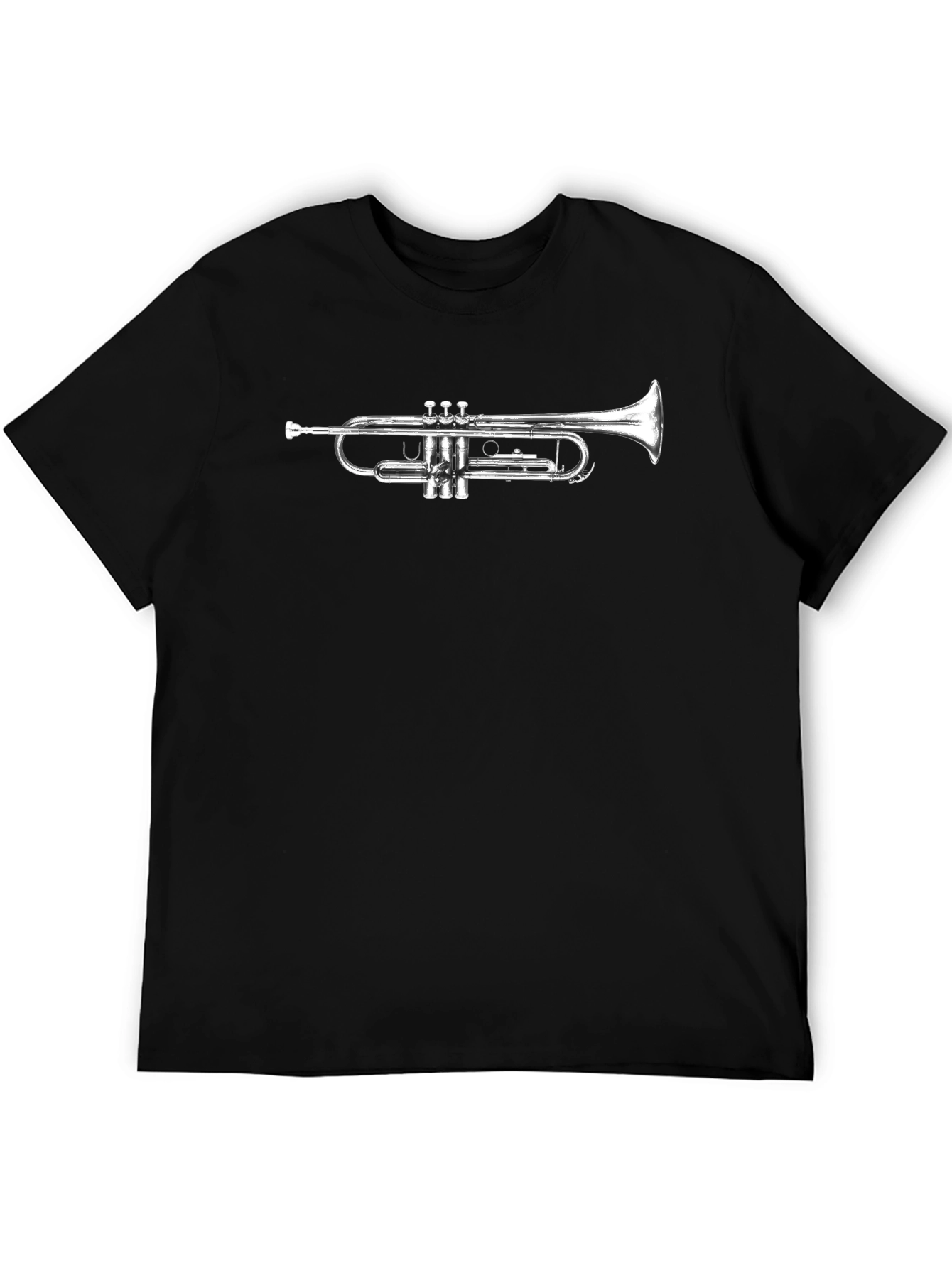 Trumpet Graphic Tee - Music Lovers T-Shirt