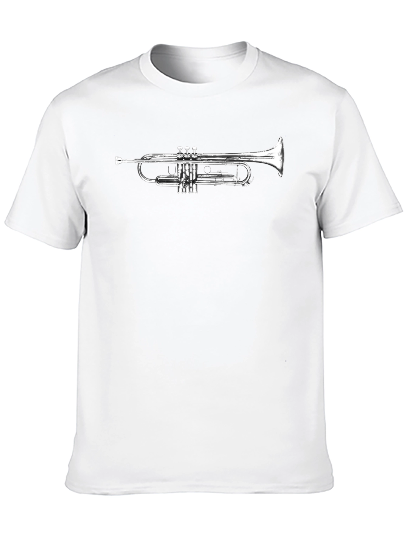 Trumpet Graphic Tee - Music Lovers T-Shirt