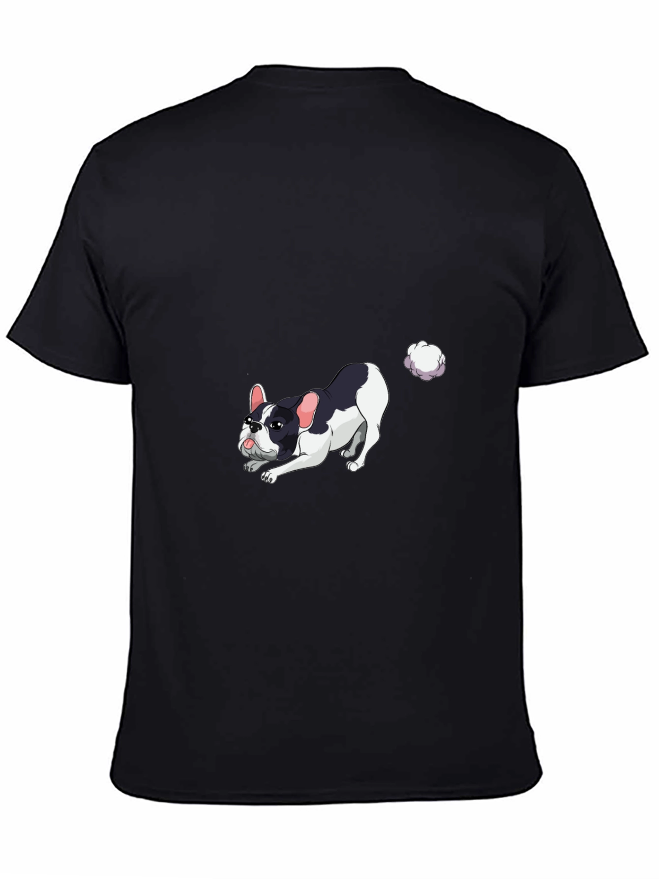 Dog Fart T-Shirt Black Cotton Tee