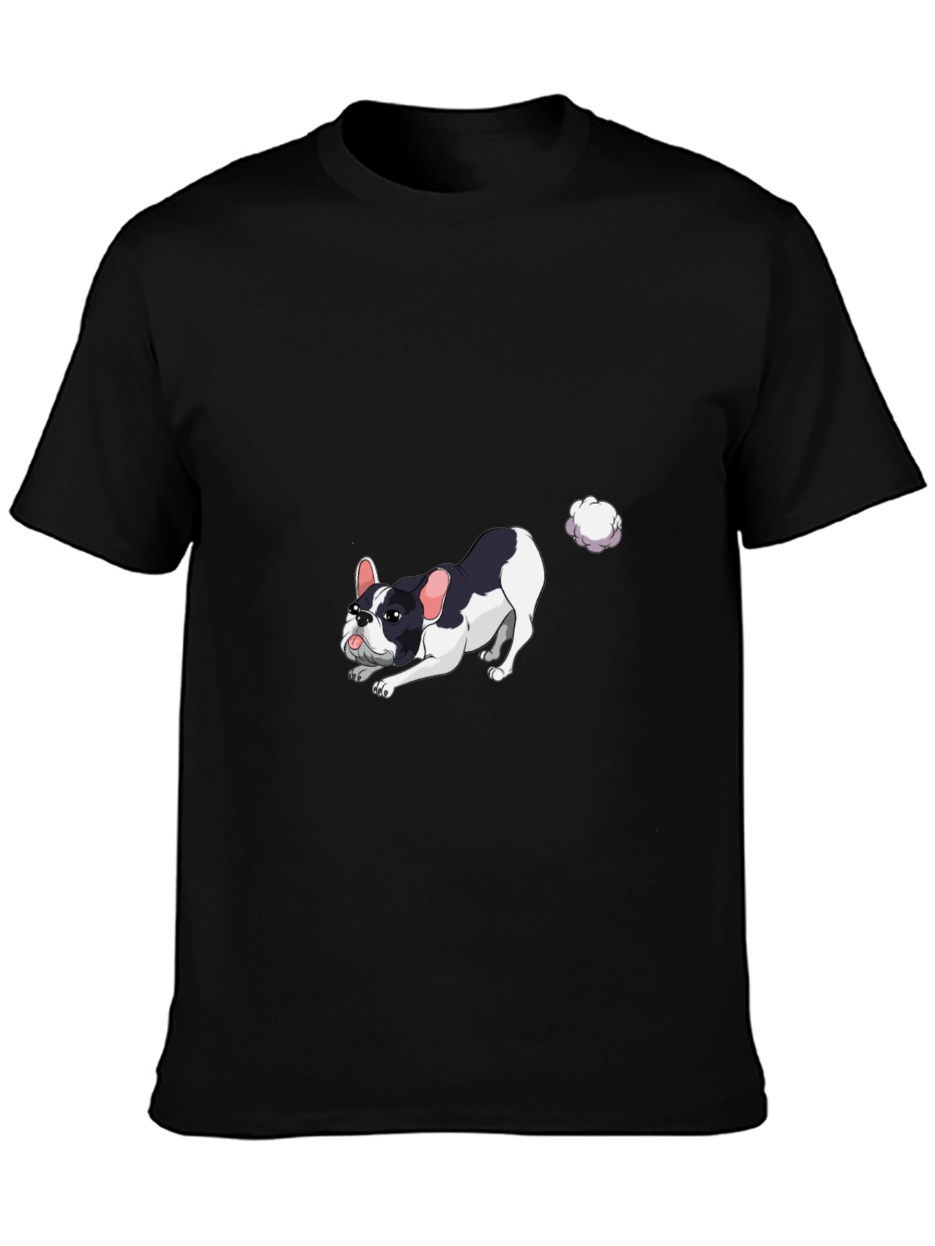 Dog Fart T-Shirt Black Cotton Tee