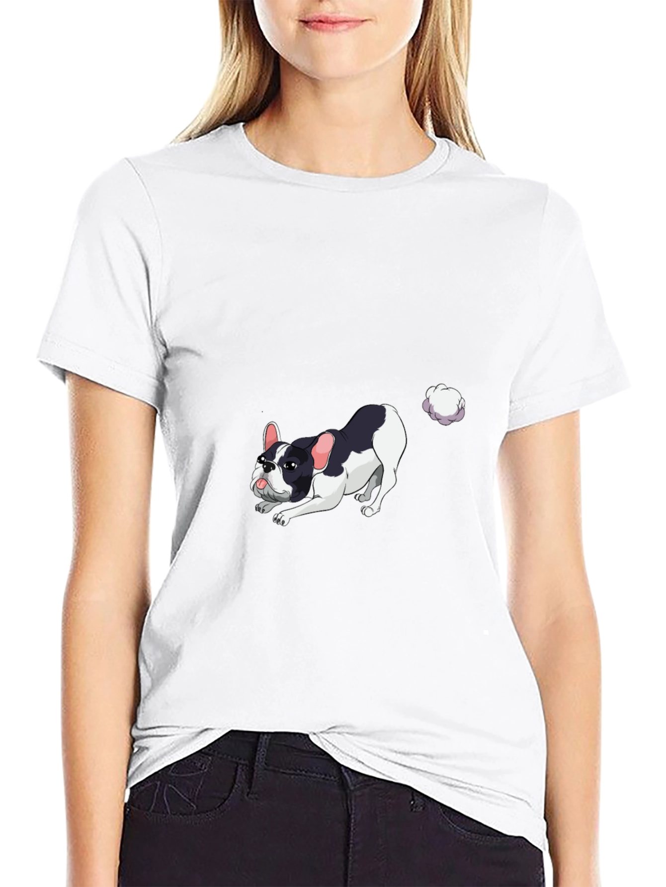 Dog Fart T-Shirt Black Cotton Tee