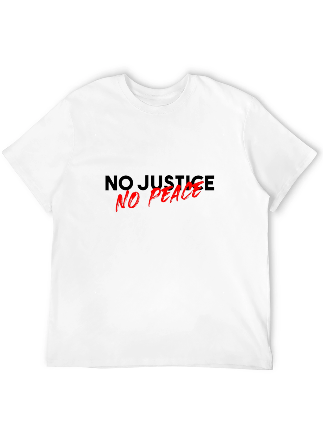 No Justice No Peace Graphic Tee - Black