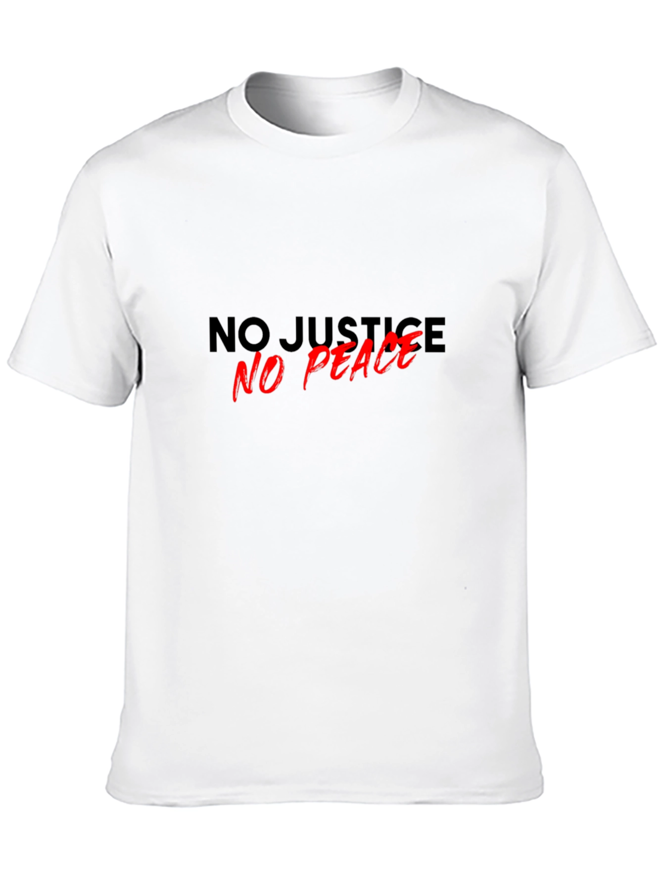 No Justice No Peace Graphic Tee - Black