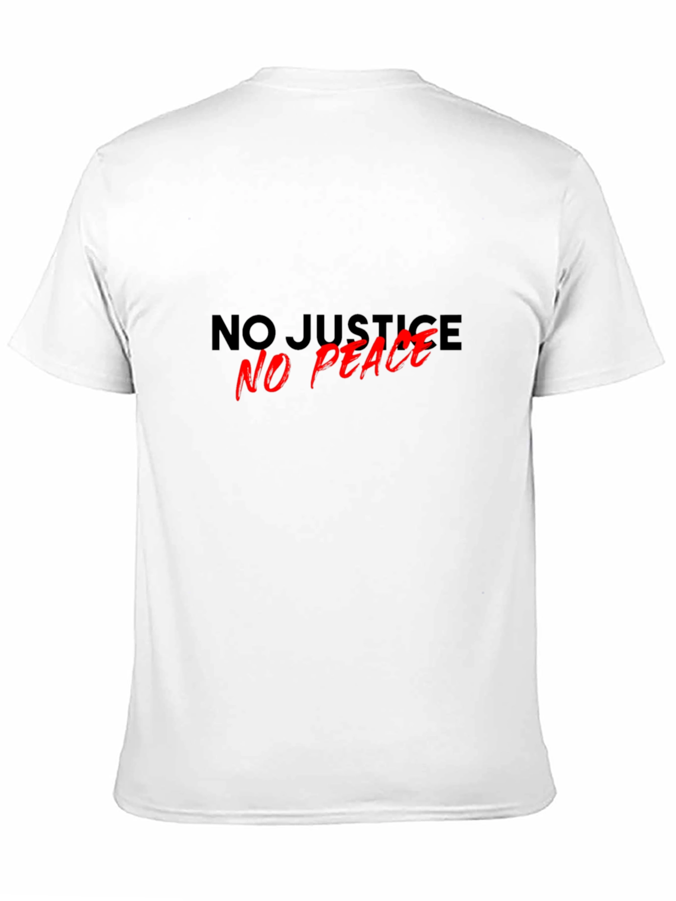 No Justice No Peace Graphic Tee - Black