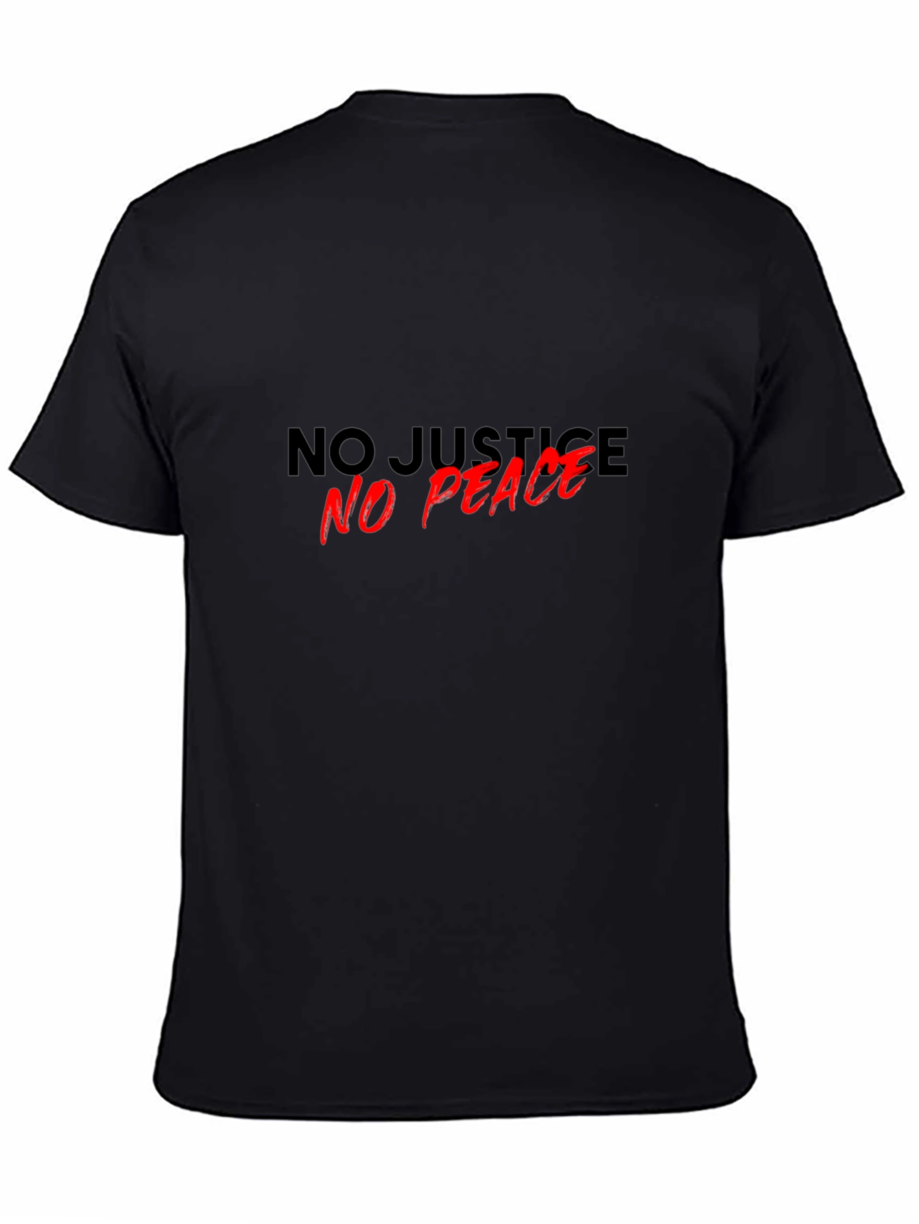 No Justice No Peace Graphic Tee - Black