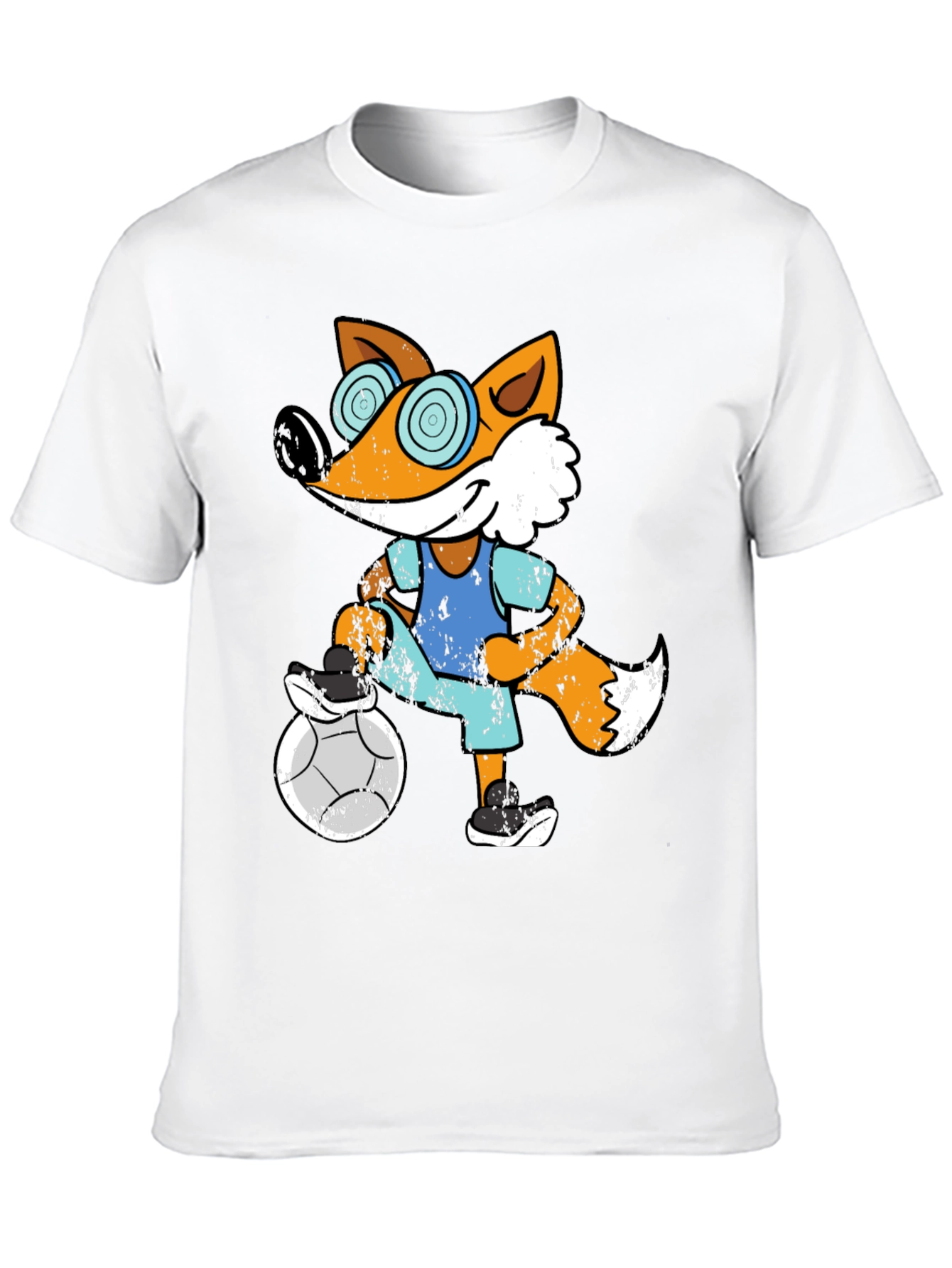 Fox Soccer Player Graphic Tee - Unisex