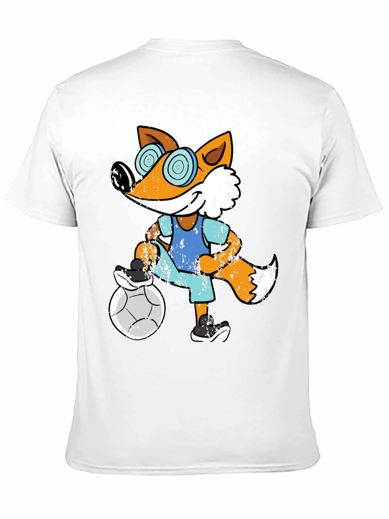 Fox Soccer Player Graphic Tee - Unisex