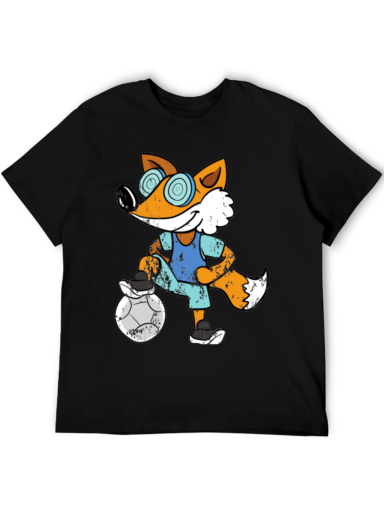 Fox Soccer Player Graphic Tee - Unisex