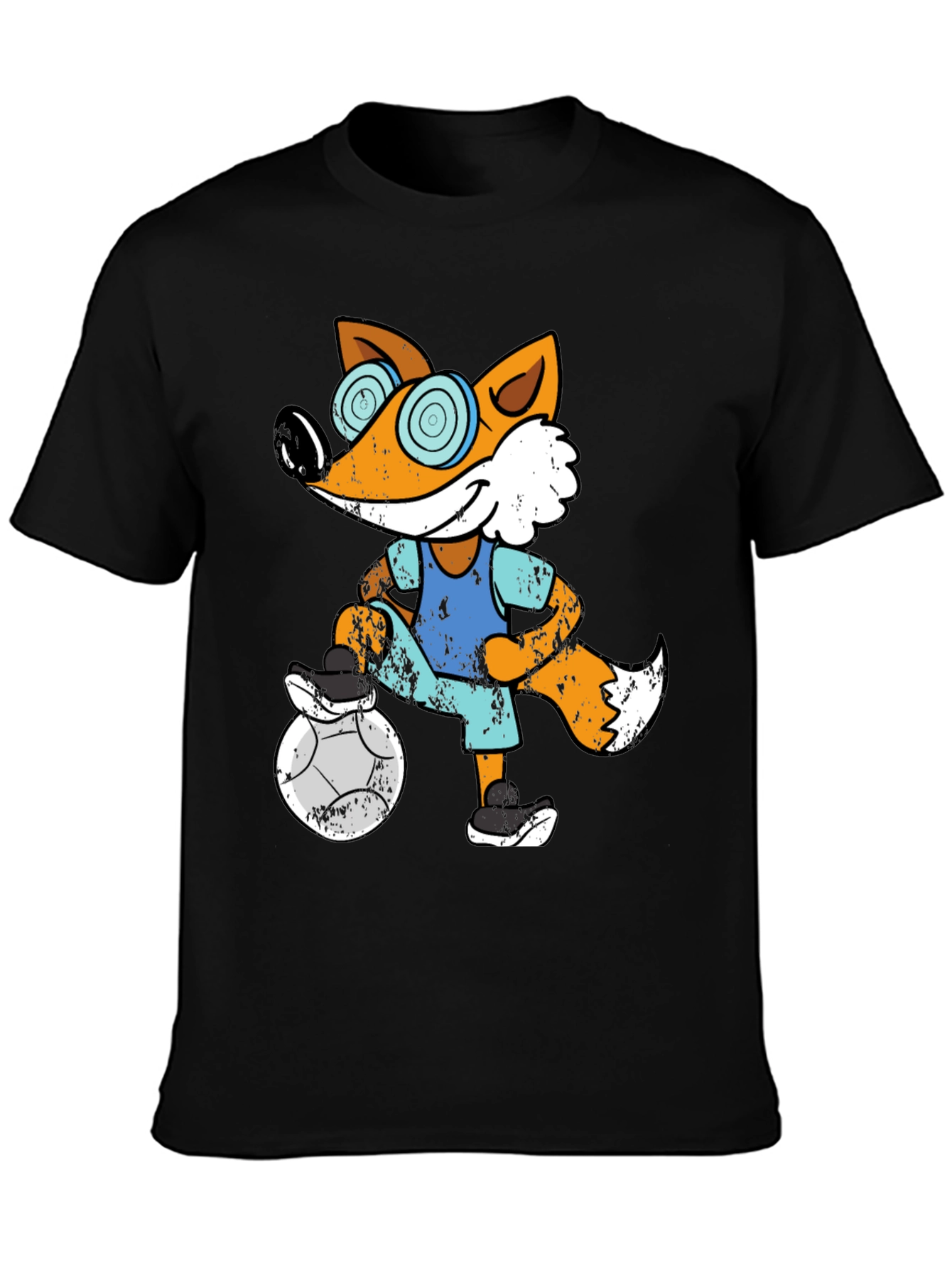 Fox Soccer Player Graphic Tee - Unisex