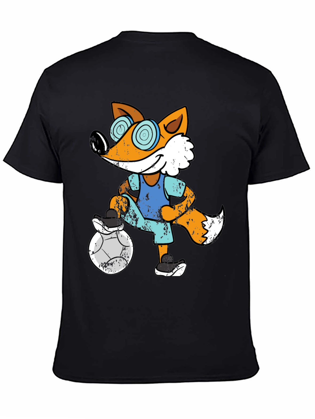 Fox Soccer Player Graphic Tee - Unisex