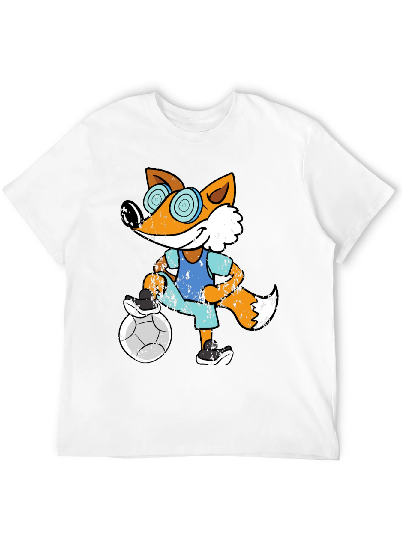 Fox Soccer Player Graphic Tee - Unisex