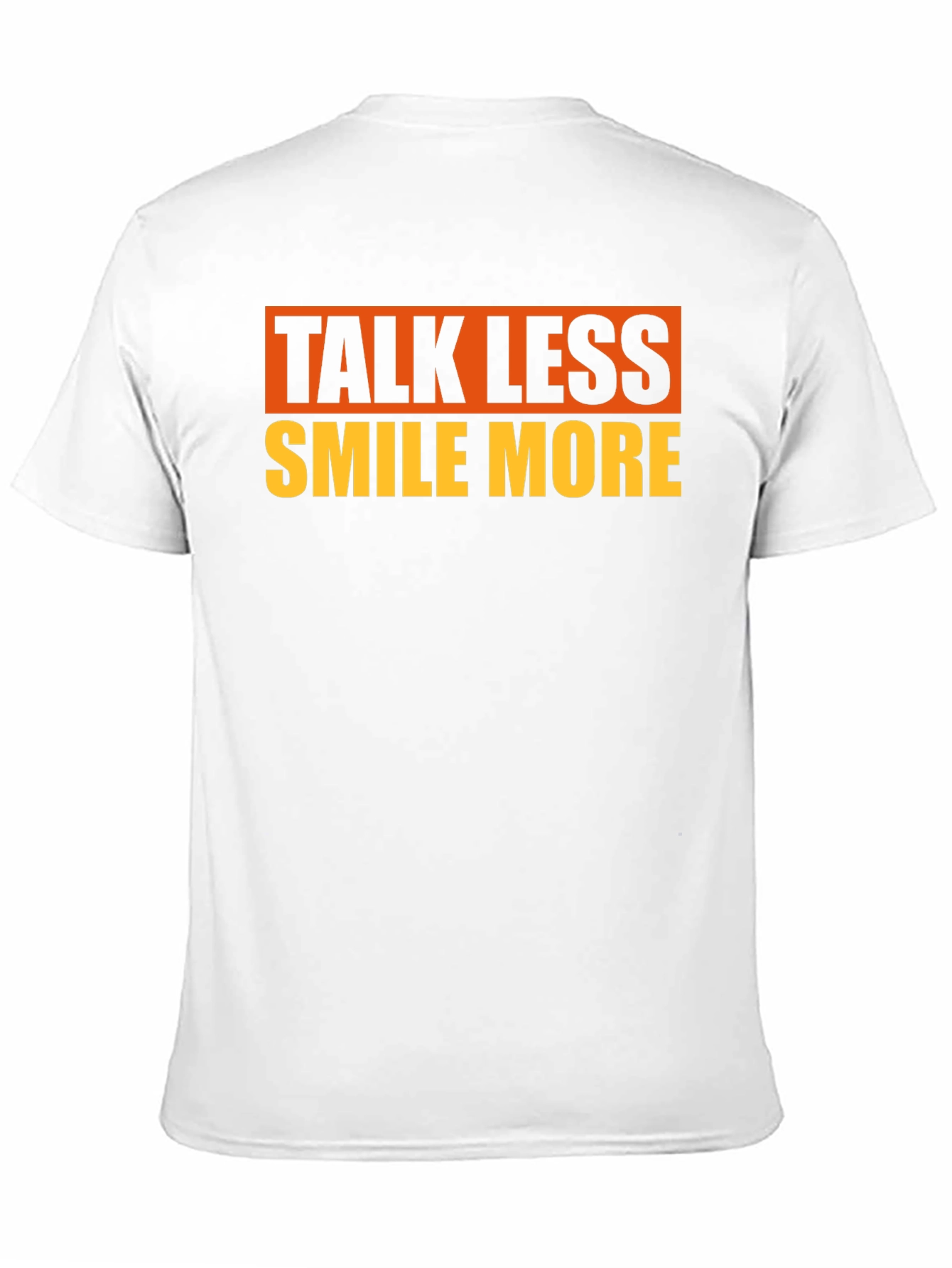 Talk Less Smile More Graphic Tee - Black