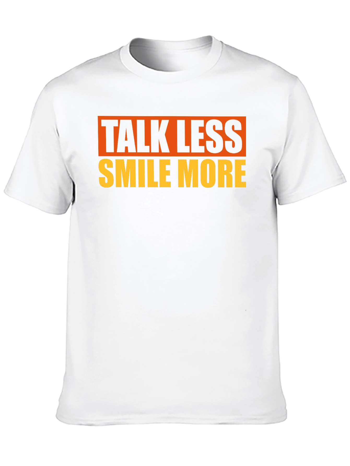 Talk Less Smile More Graphic Tee - Black